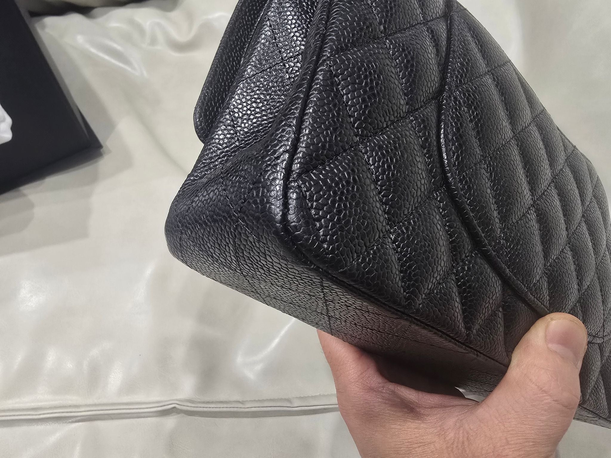 Chanel Medium Double Flap Black Caviar