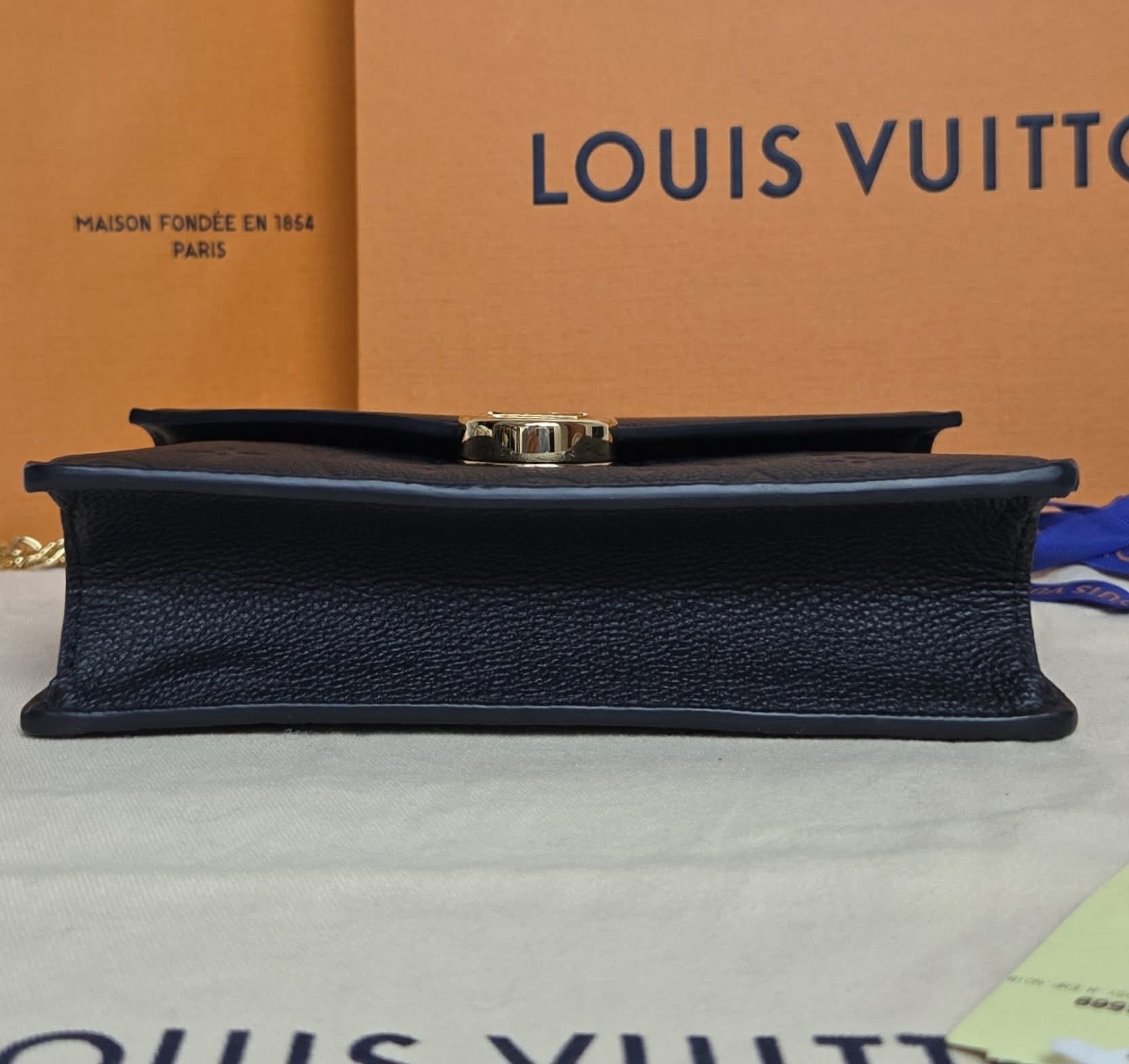 Louis Vuitton Rosy Crossbody Empreinte Black GHW