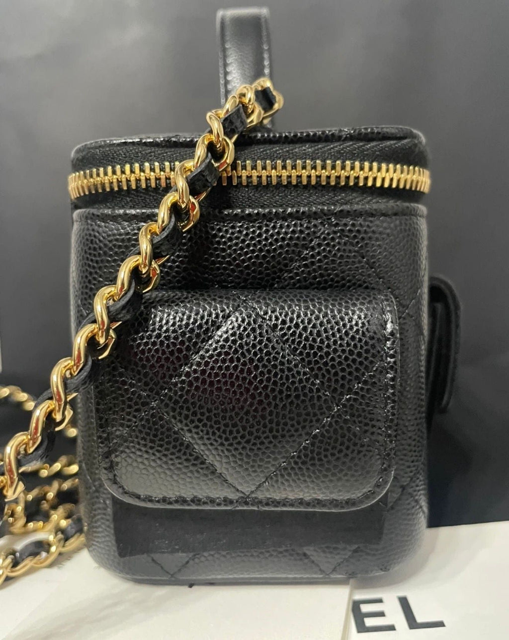 Chanel Caviar Pocket Vanity Bag