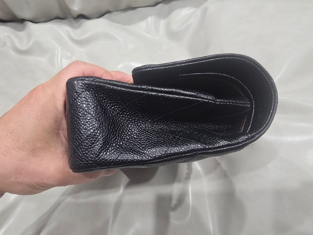 Chanel Medium Double Flap Black Caviar