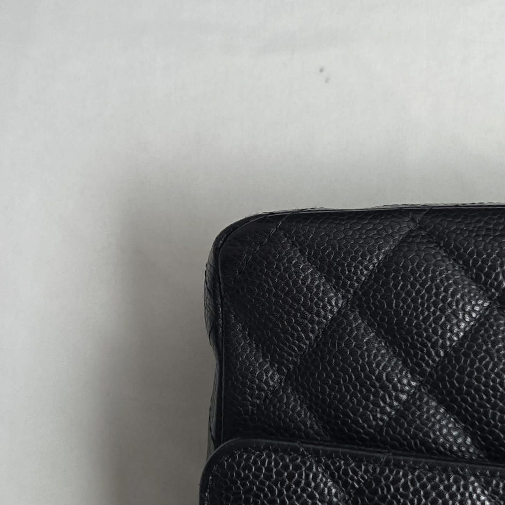 Chanel Classic Medium Caviar Black SHW