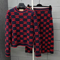 Gucci Gucci GG Jacquard Boucle Knit Skirt Set