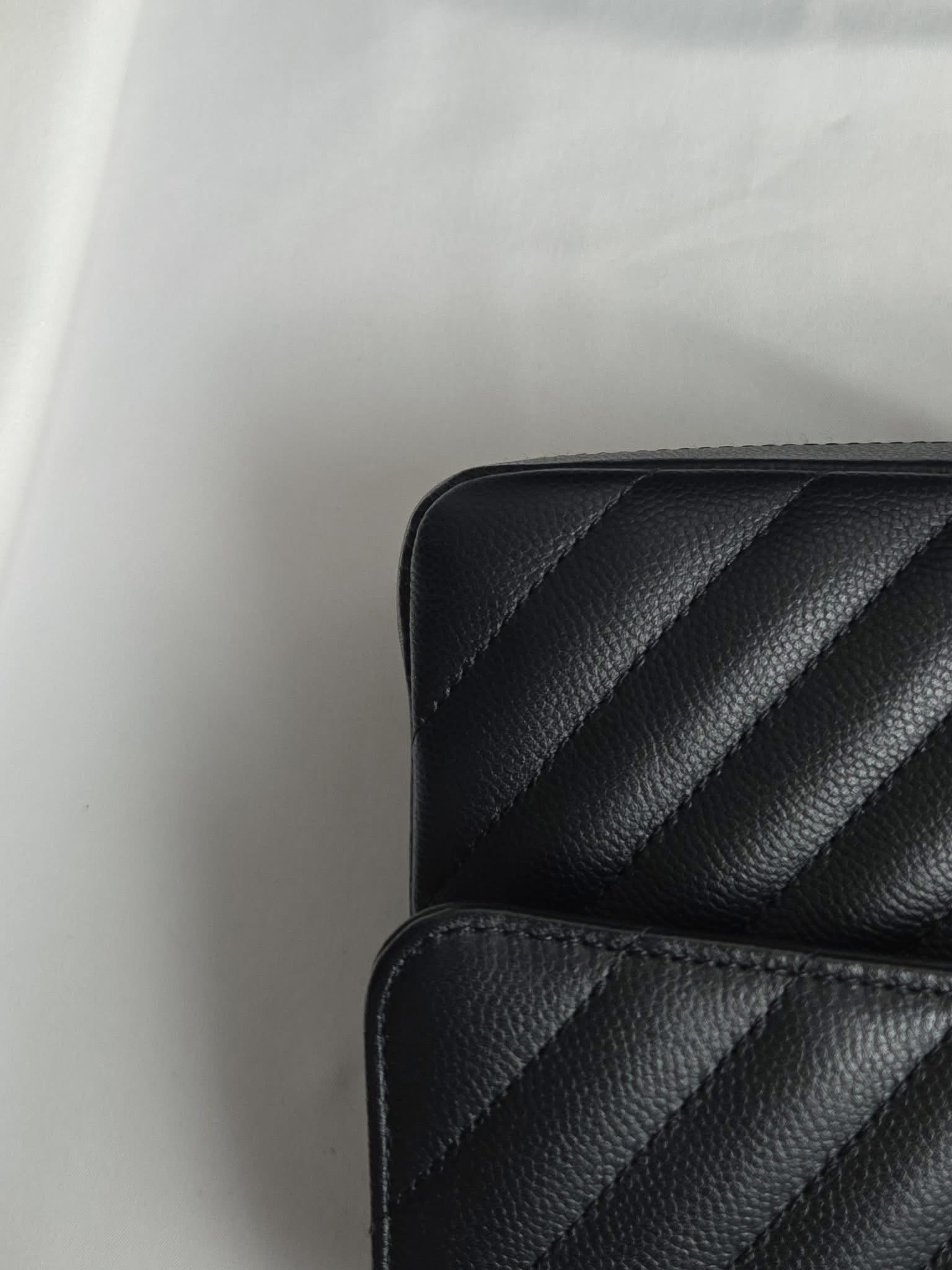 Chanel Classic Medium Caviar Black Gold