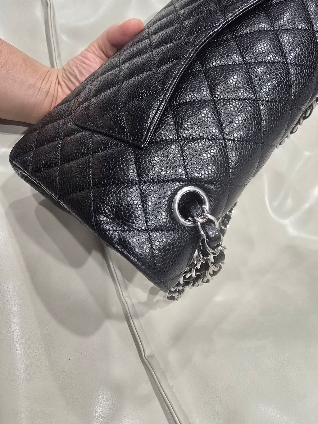 Chanel Medium Double Flap Black Caviar