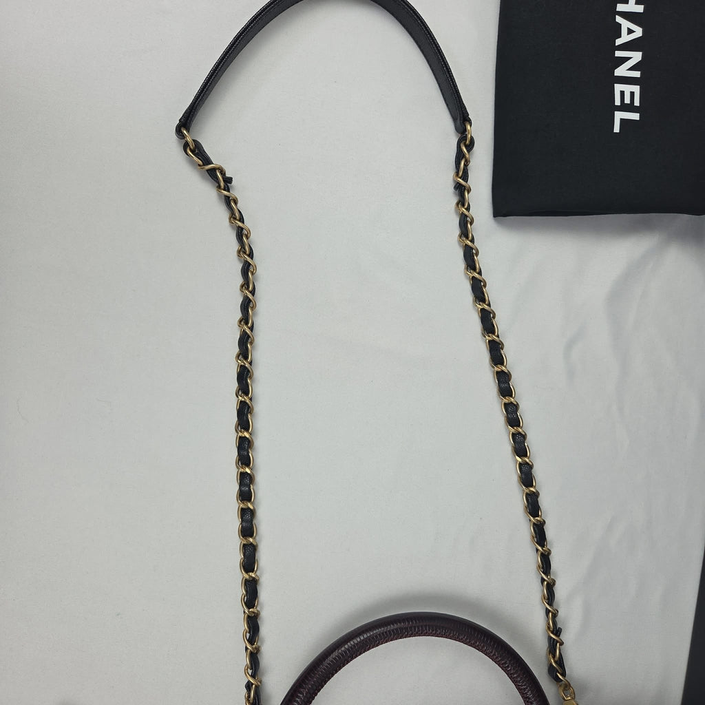 Chanel Coco Handle Medium Black Caviar GHW