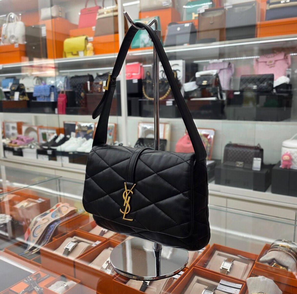 Saint Laurent Puffer Shoulder Bag