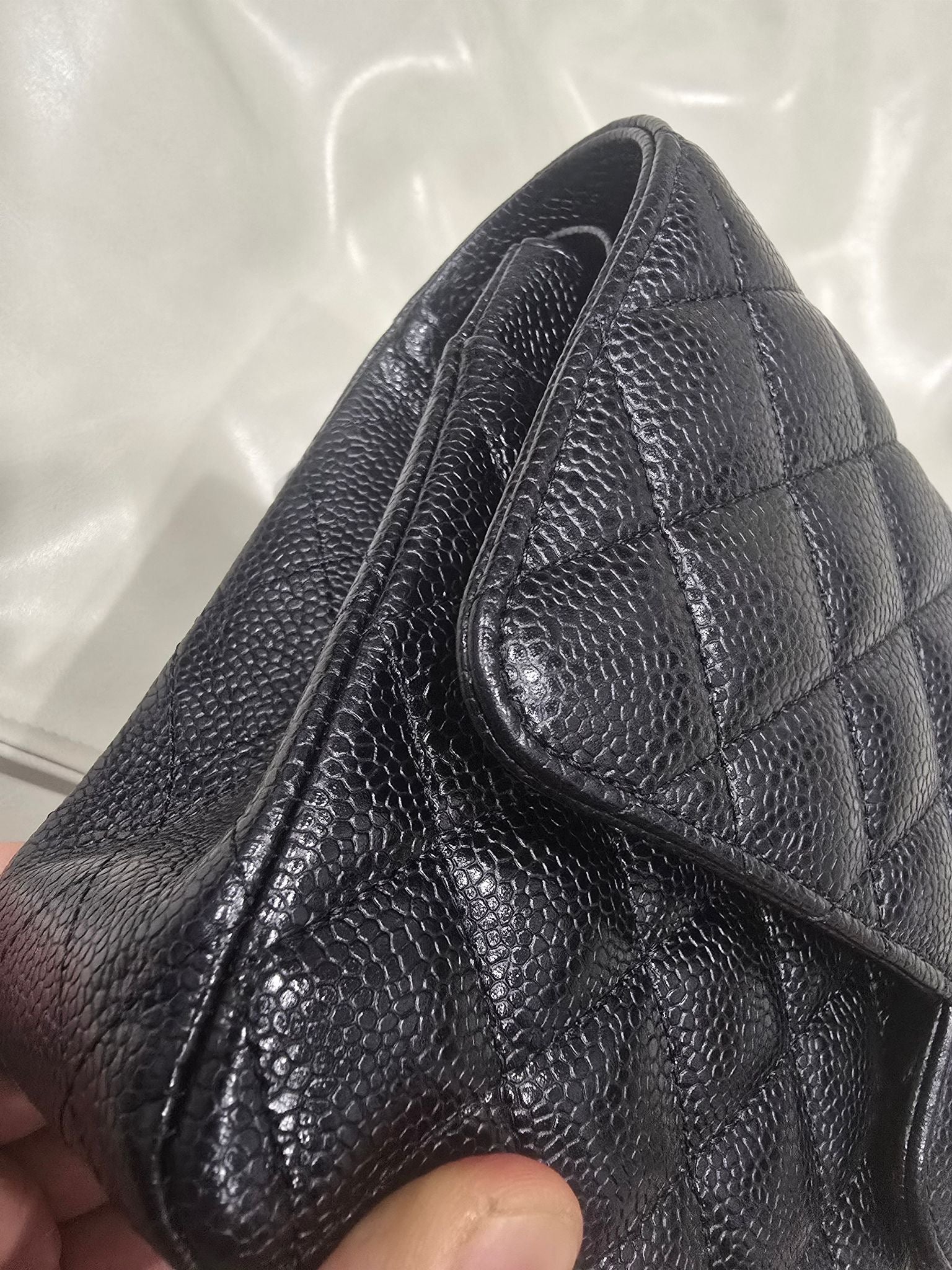 Chanel Medium Double Flap Black Caviar