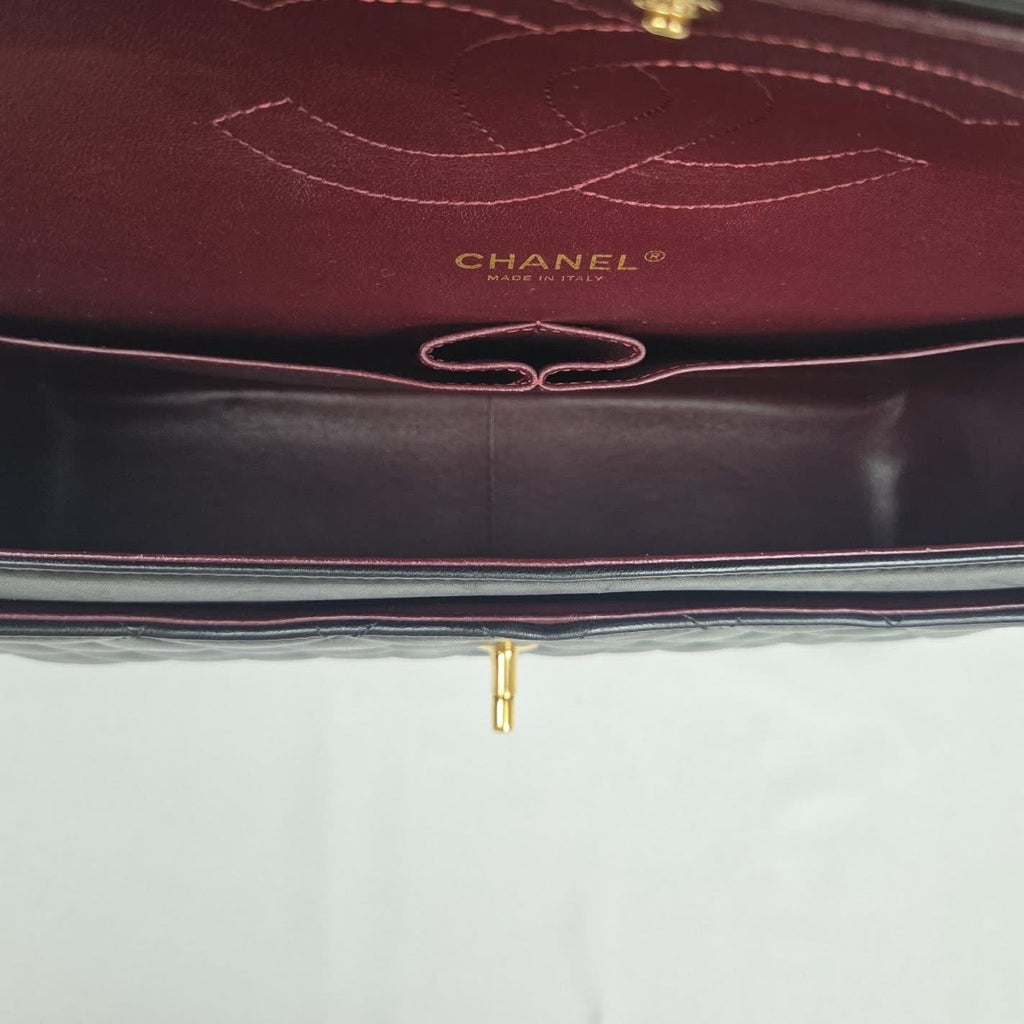 Chanel Classic Large Lambskin Black GHW
