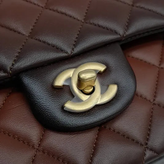 Chanel Classic Flap Bag – Dark Brown Quilted Lambskin, Gold Hardware
