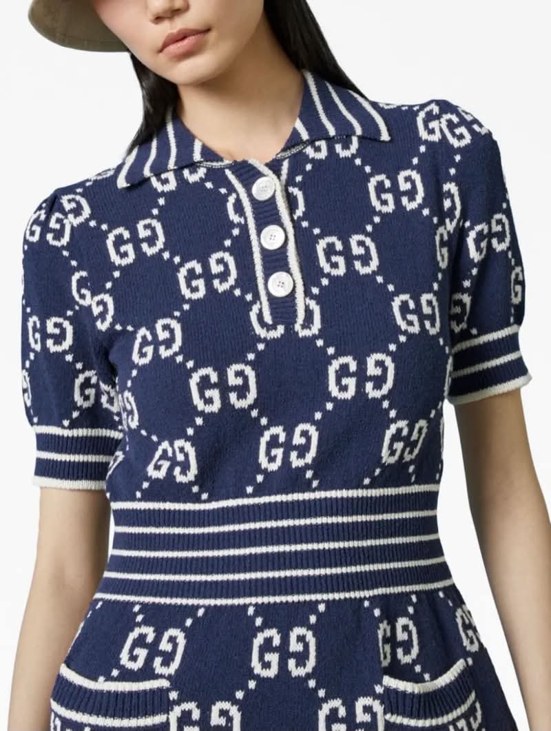 Gucci GG Logo Knit Dress
