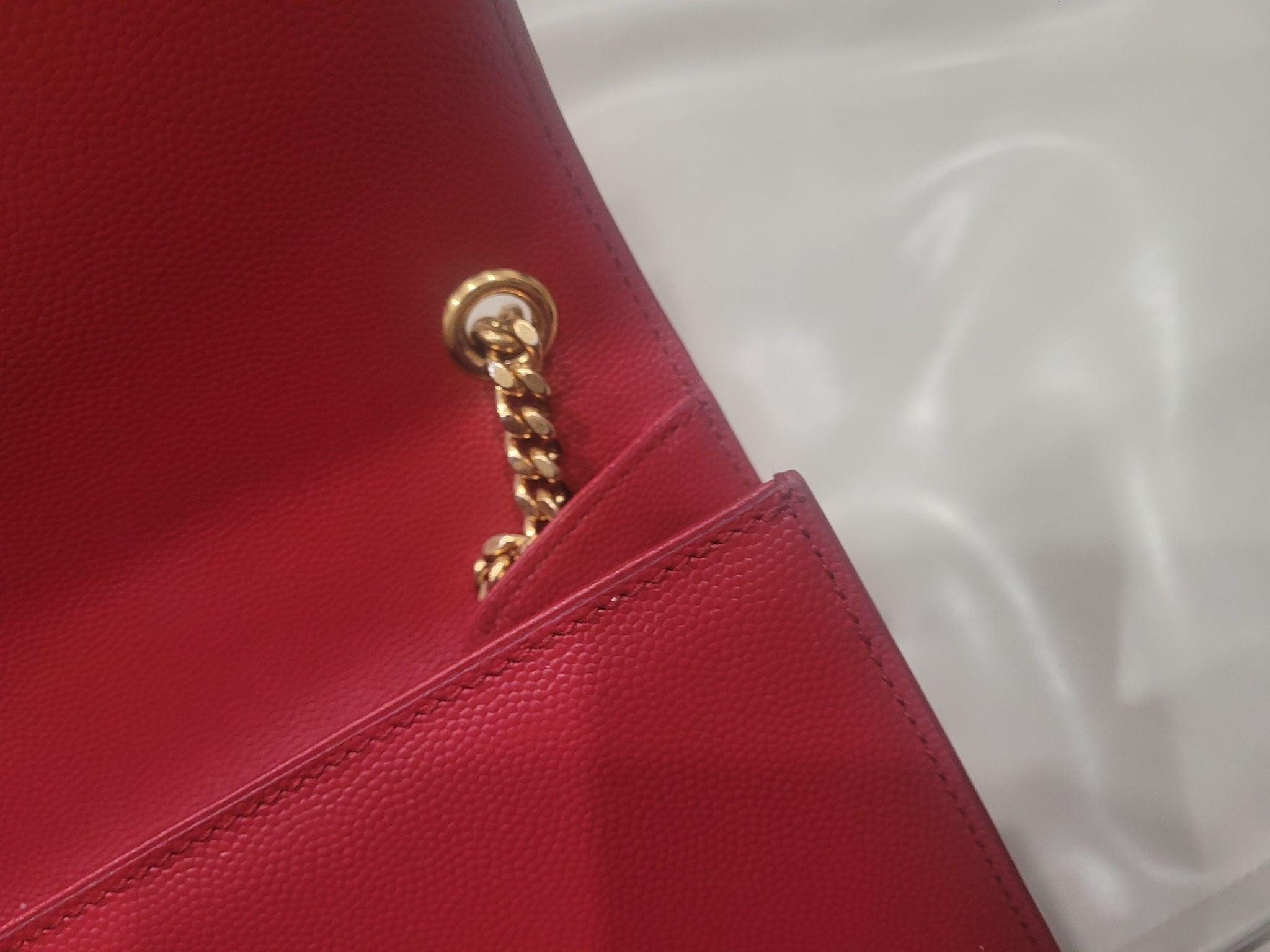 Saint Laurent Monogram Chain Wallet