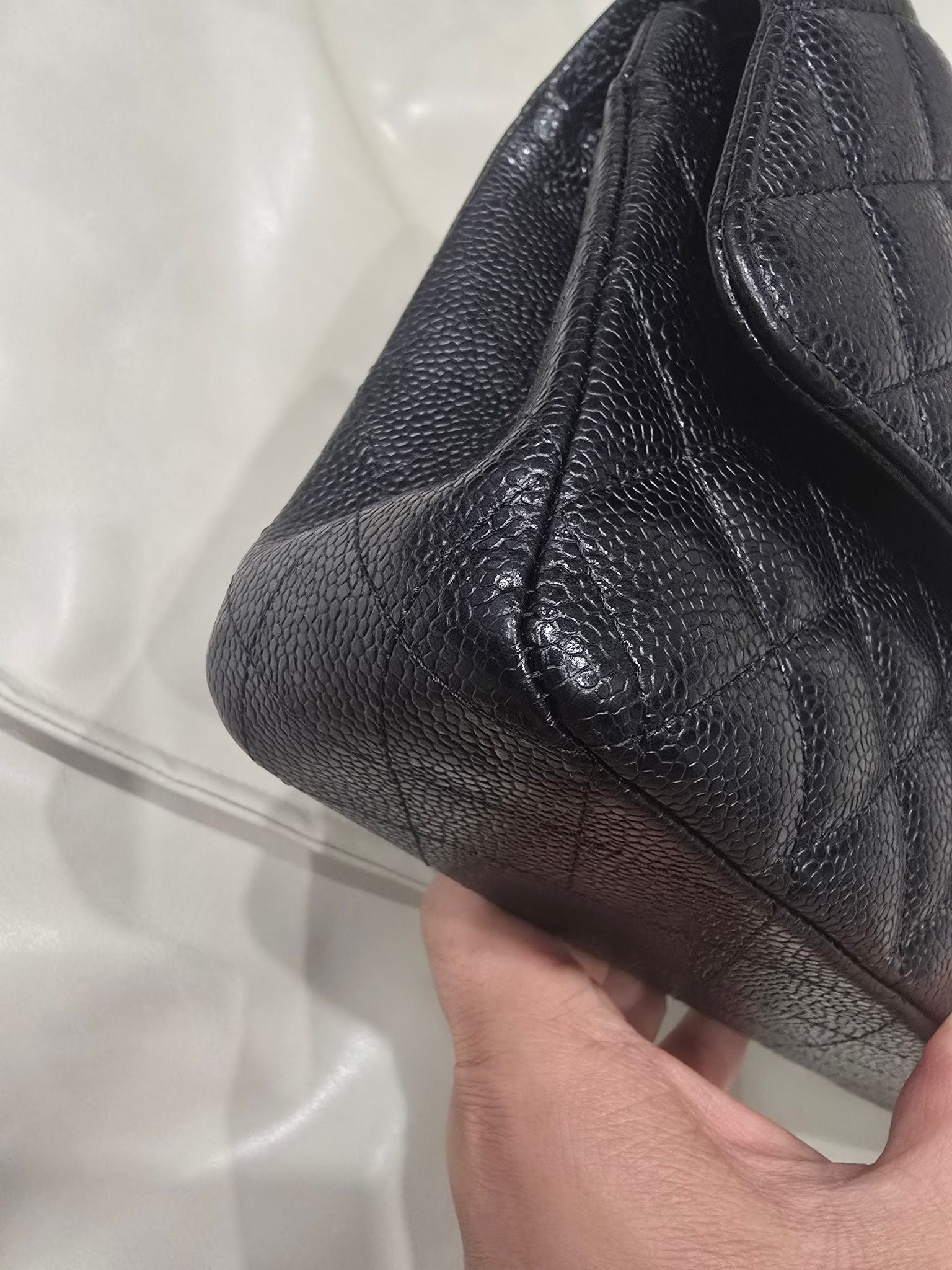 Chanel Medium Double Flap Black Caviar