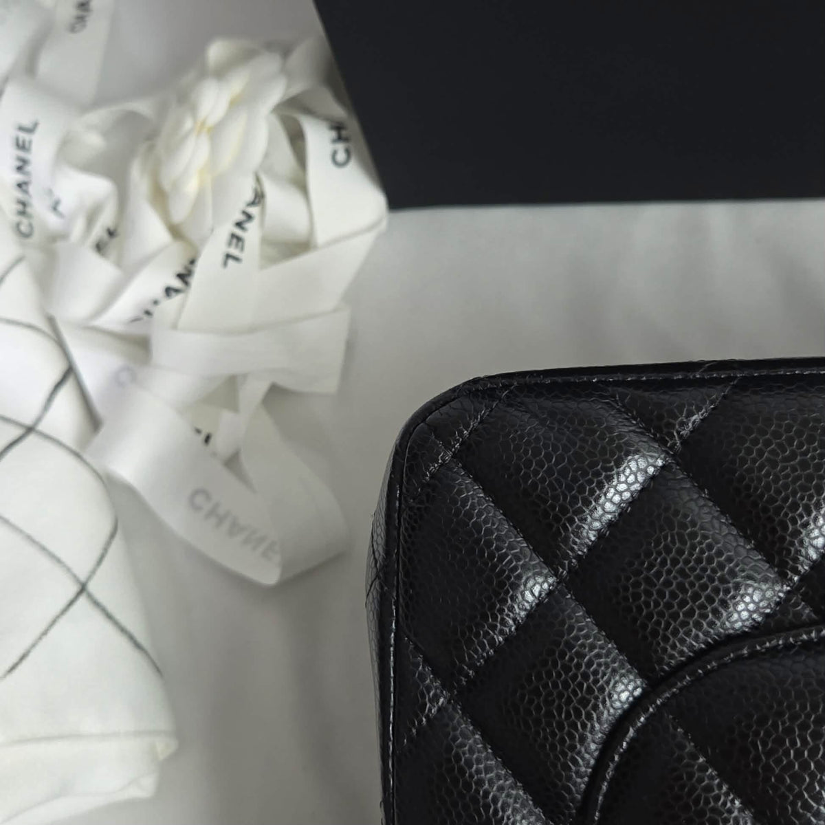 Chanel Classic Jumbo Caviar – Silver Hardware