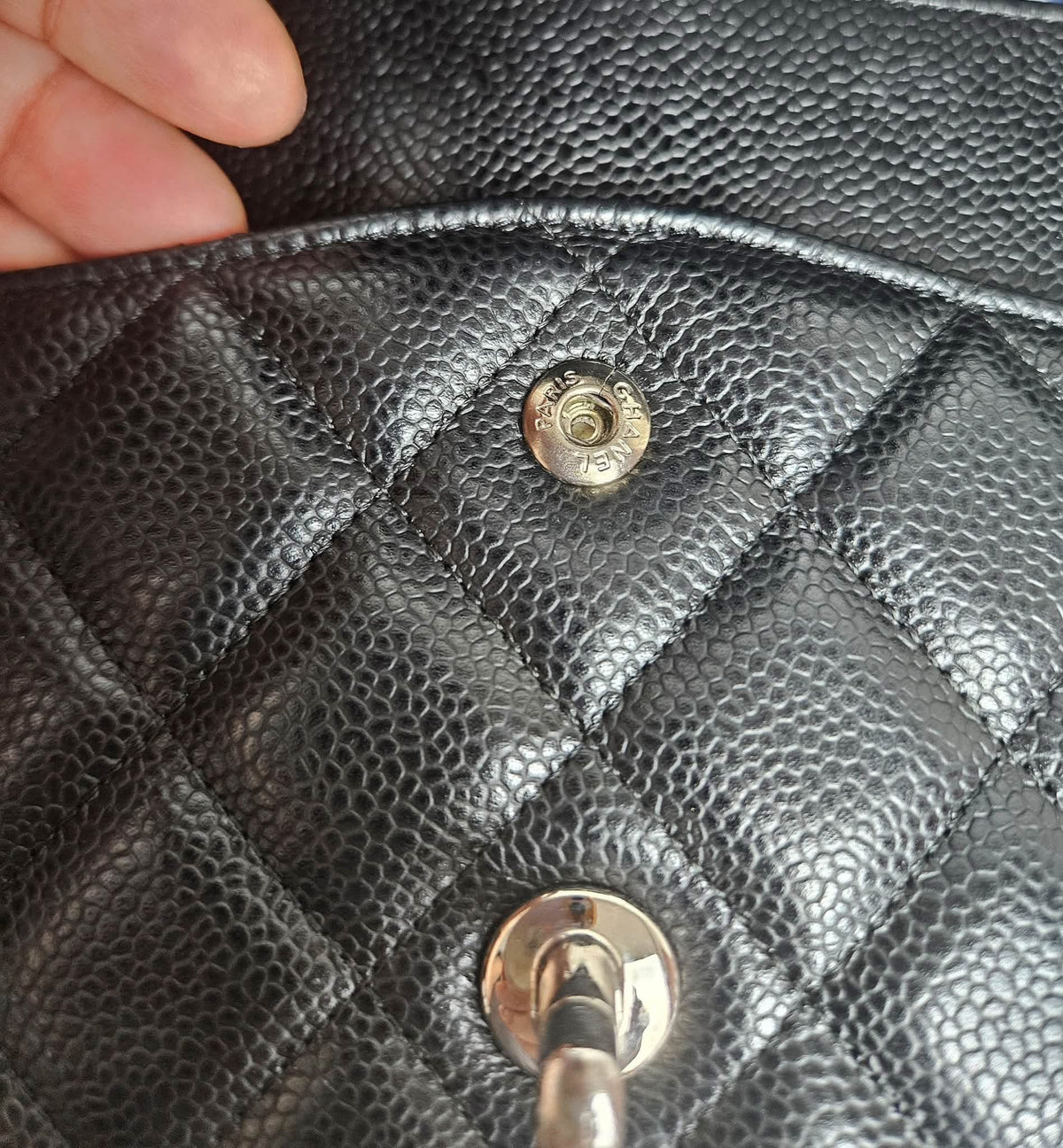 Chanel Classic Jumbo Caviar – Silver Hardware