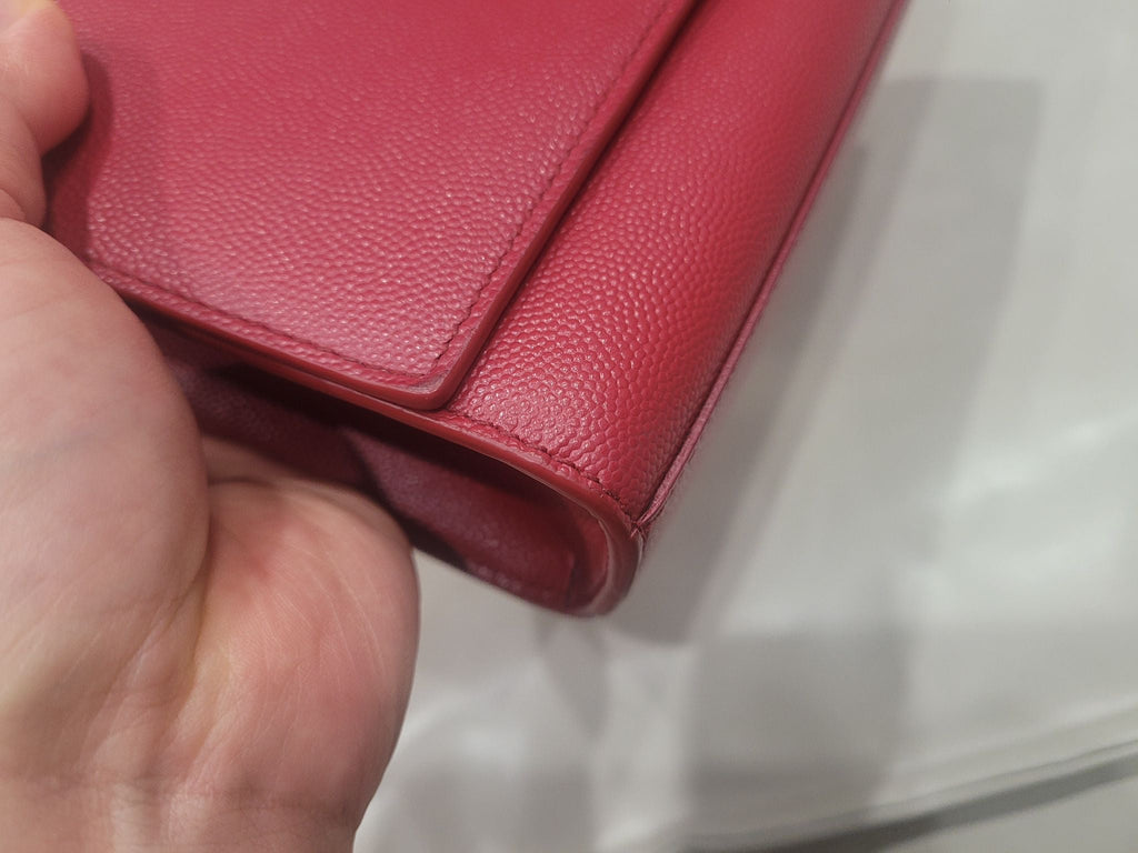 Saint Laurent Monogram Chain Wallet