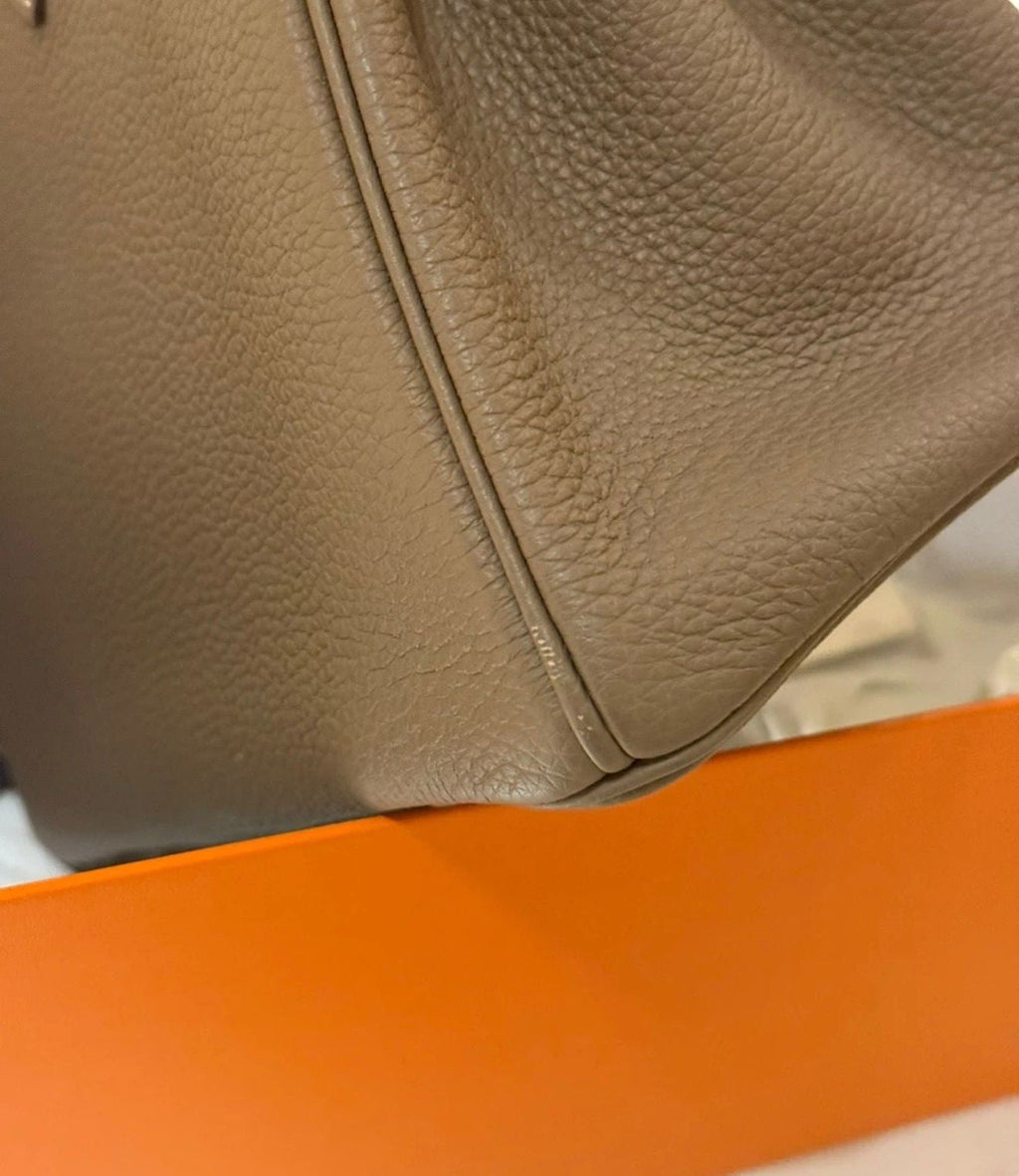 Hermès Birkin 25 – Etoupe Leather Gold Hardware