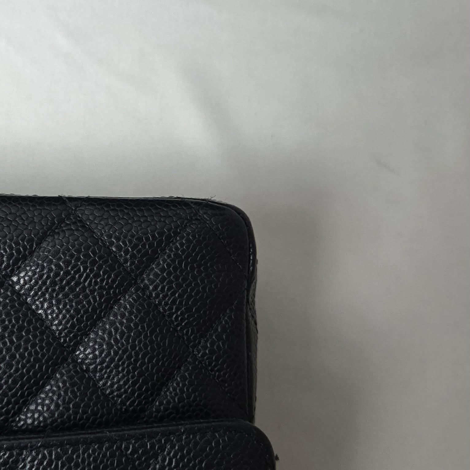 Chanel Classic Medium Caviar Black SHW