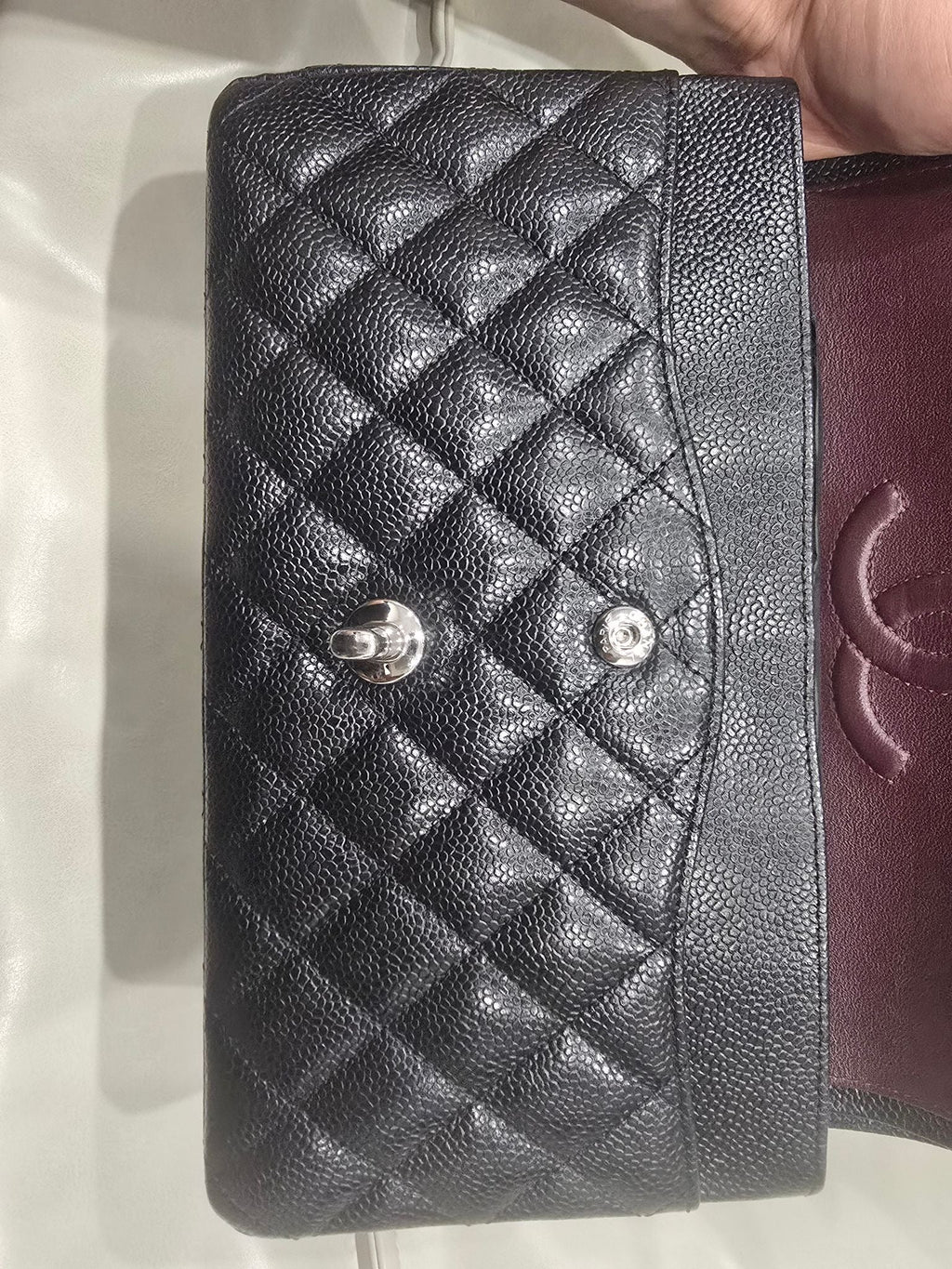 Chanel Medium Double Flap Black Caviar