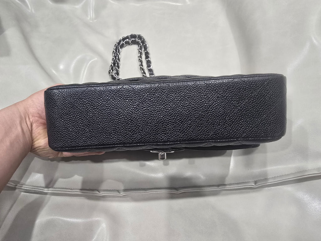 Chanel Medium Double Flap Black Caviar