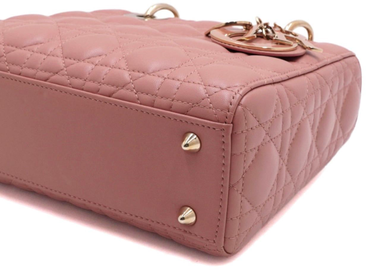 Lady Dior Small Pink Cannage Bag – Feminine Luxury Icon