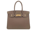 Hermès Birkin 30 – Etoupe Leather Gold Hardware