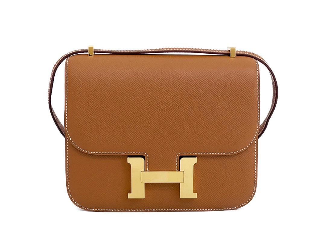 Hermès Constance 18 – Gold Epsom Leather Gold Hardware