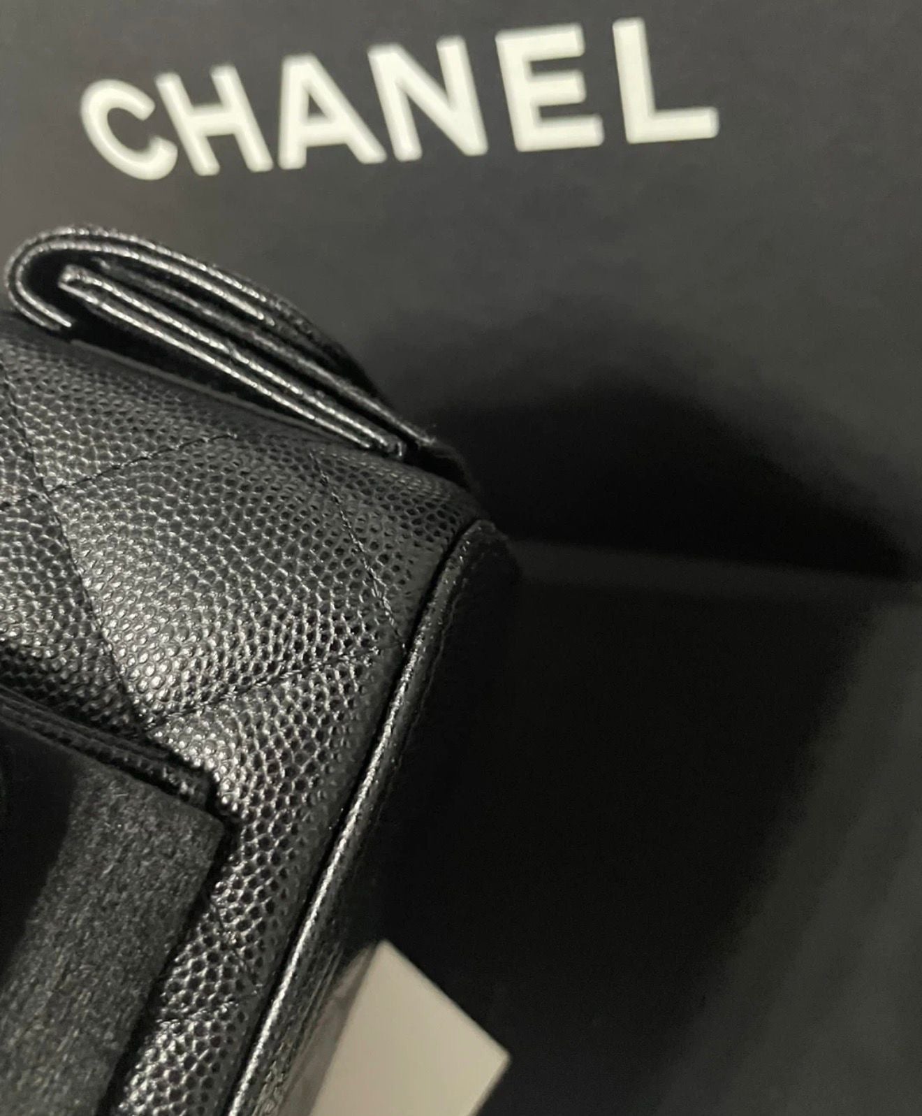 Chanel Caviar Pocket Vanity Bag