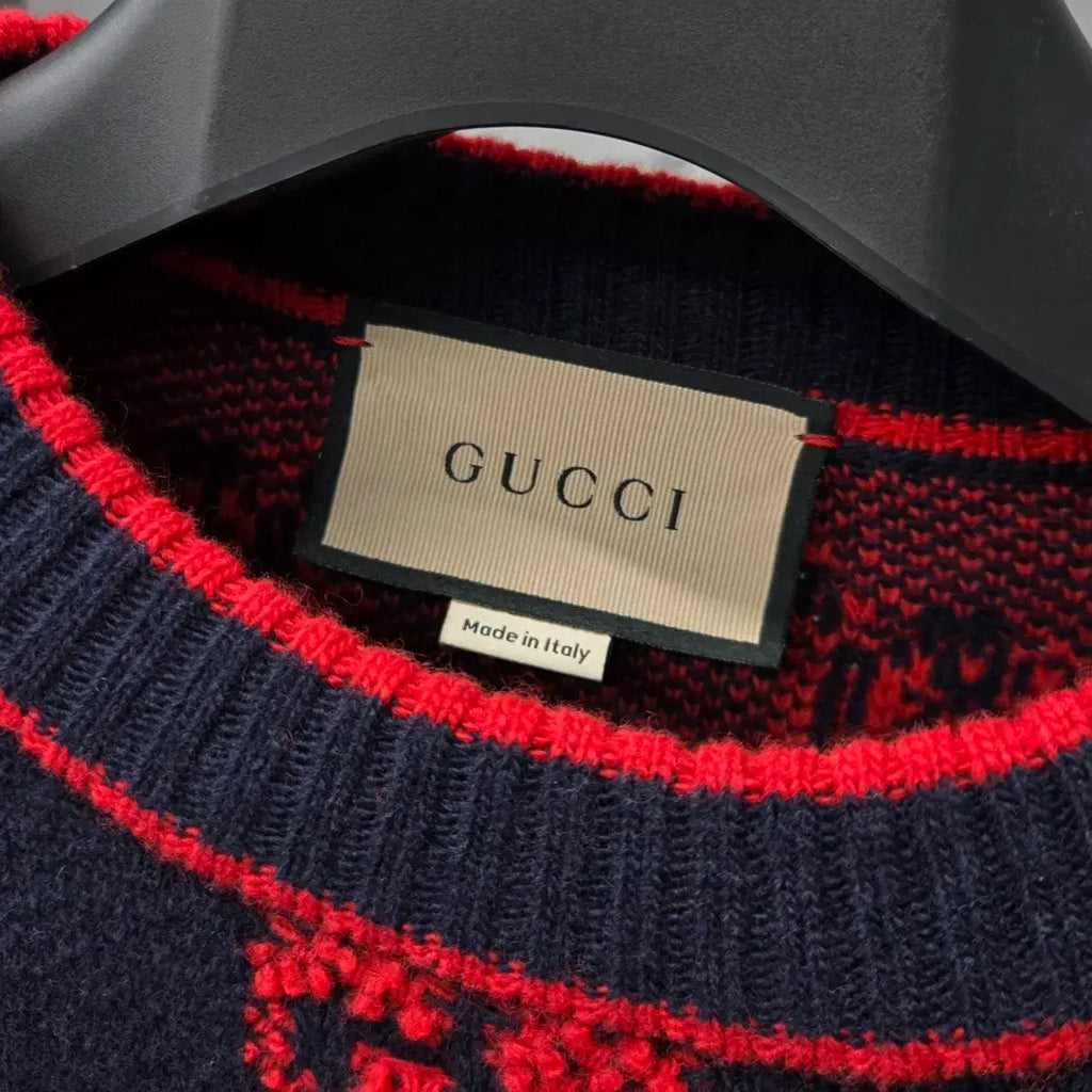 Gucci Gucci GG Jacquard Boucle Knit Skirt Set
