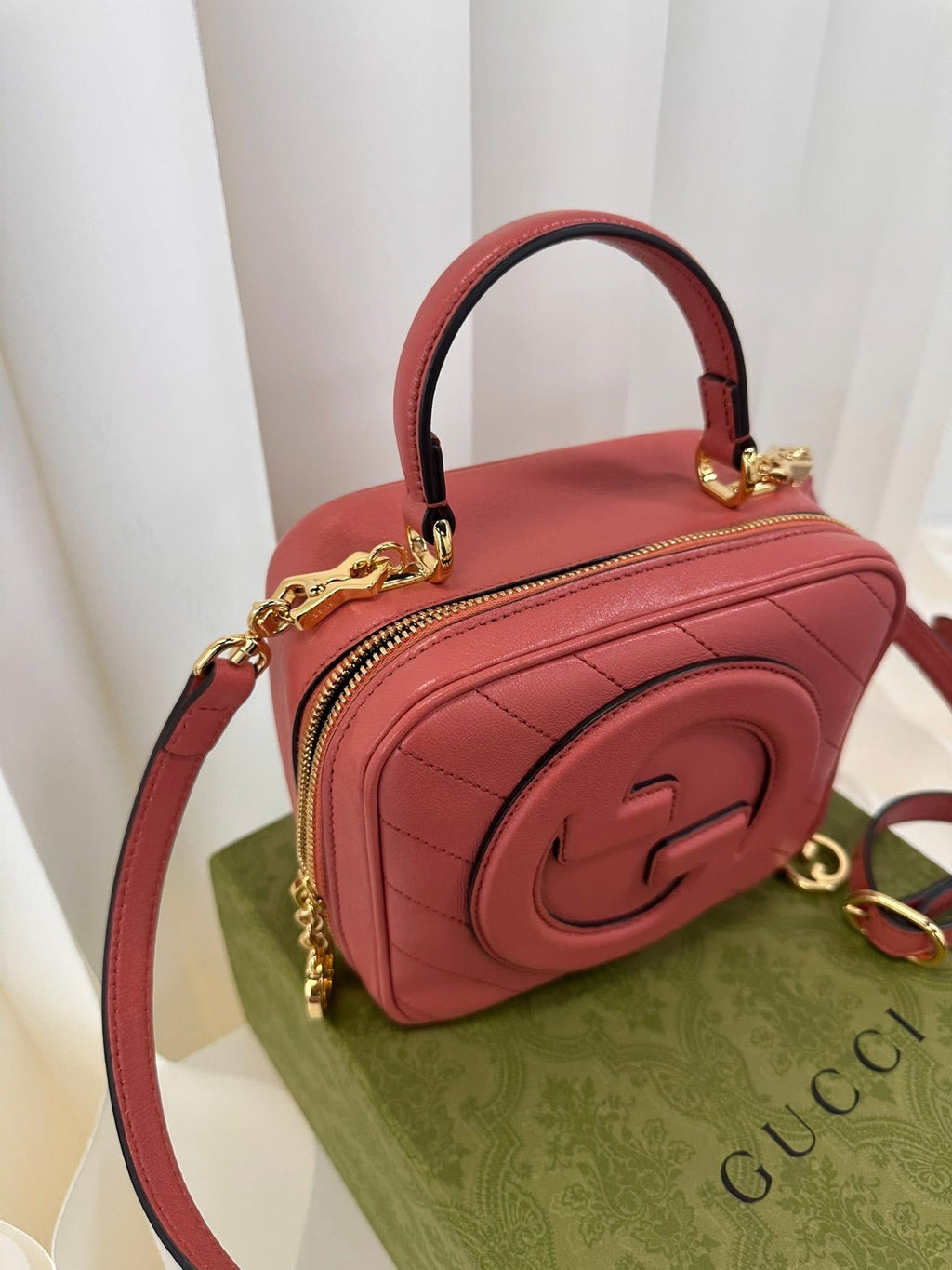 Gucci Soho Mini Top Handle Pink