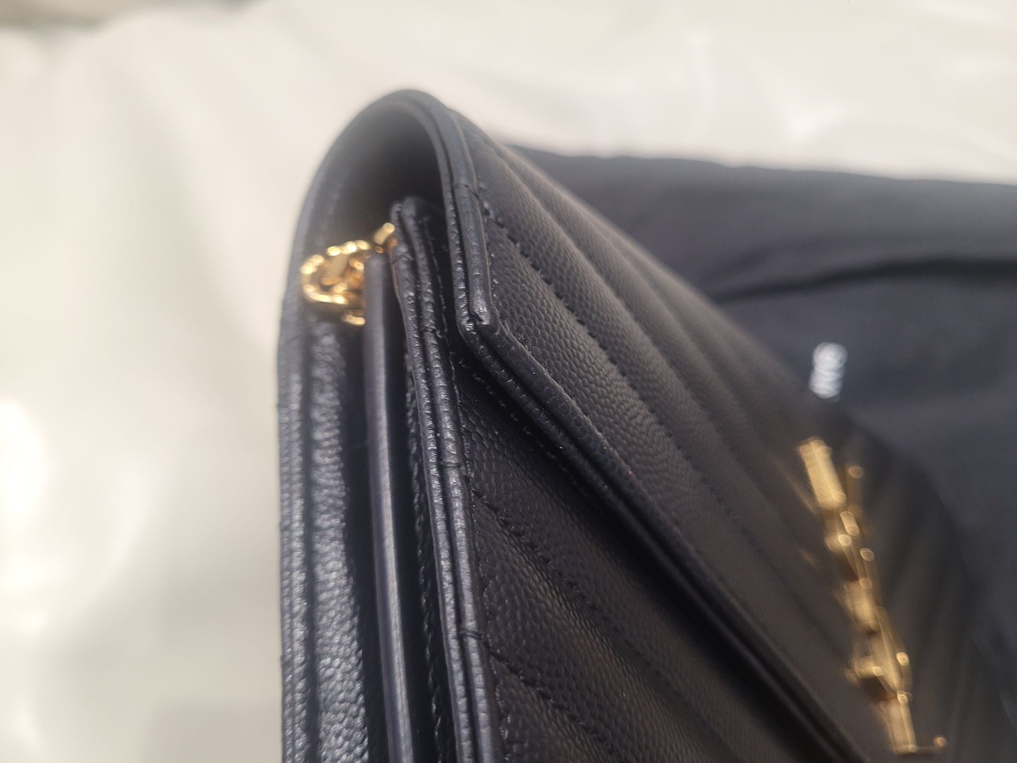 Saint Laurent Monogram Envelope Chain Wallet