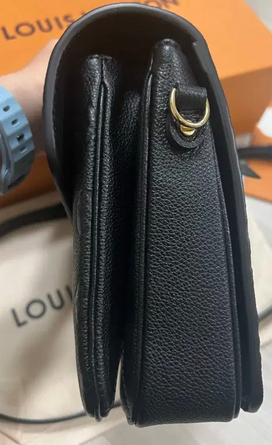 Louis Vuitton Métis Empreinte – Black Leather – Gold Hardware