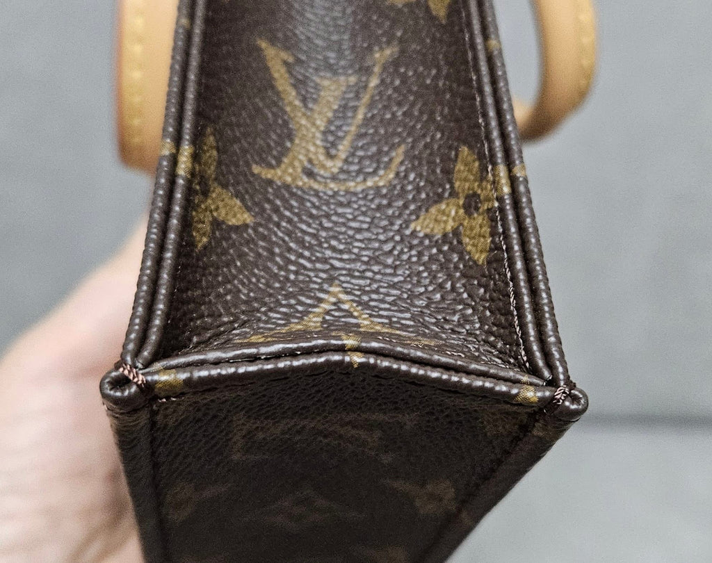 Louis Vuitton Petit Sac Plat Monogram Tote & Crossbody