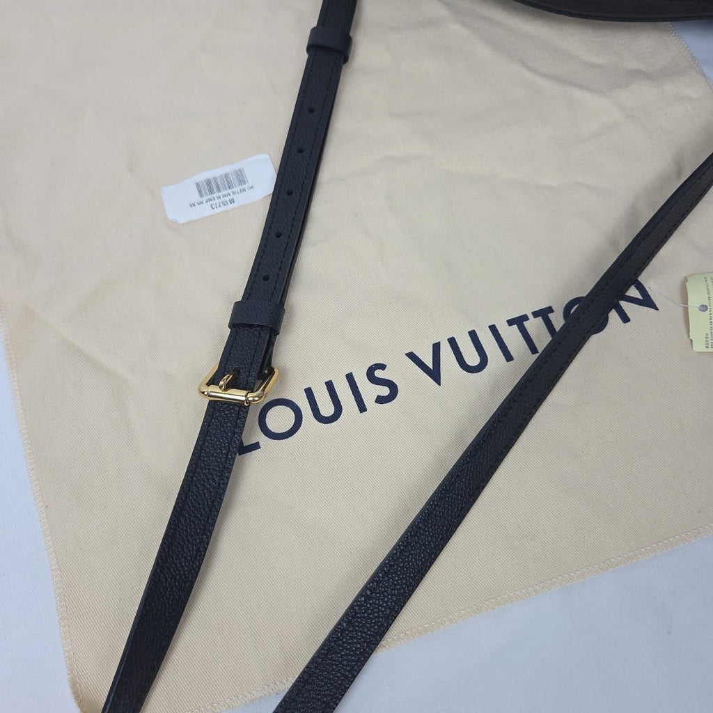 Louis Vuitton Pochette Métis Monogram Giant Empreinte Black Beige