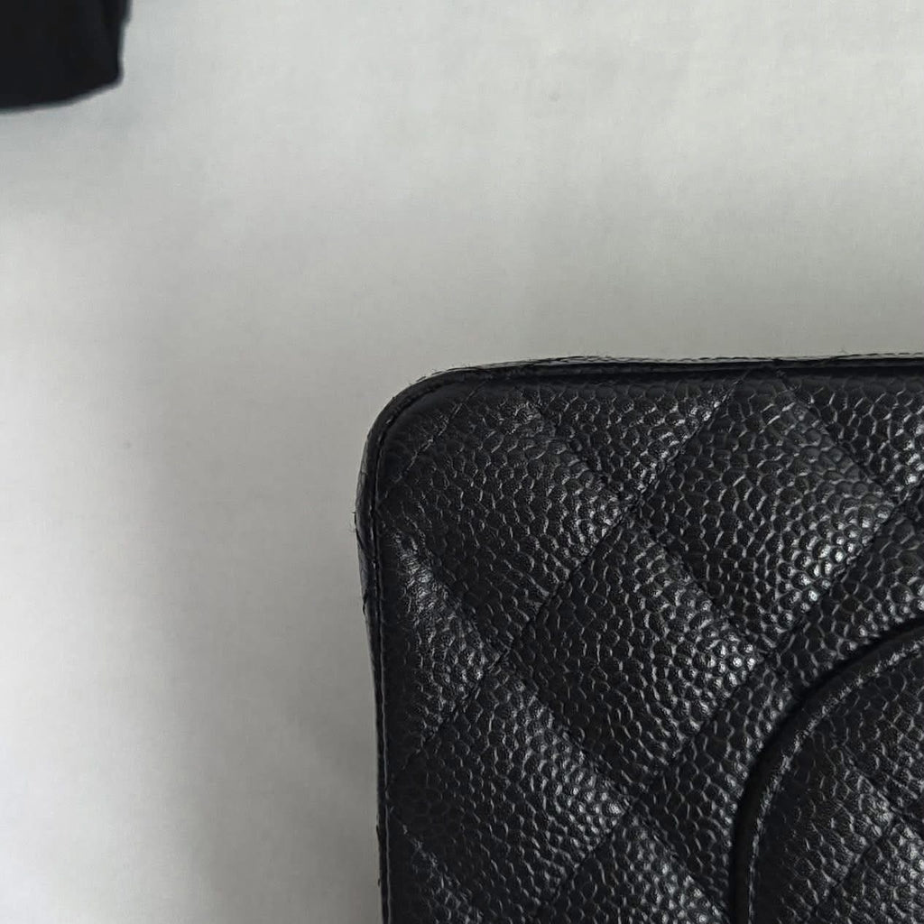 Chanel Classic Medium Caviar Black SHW