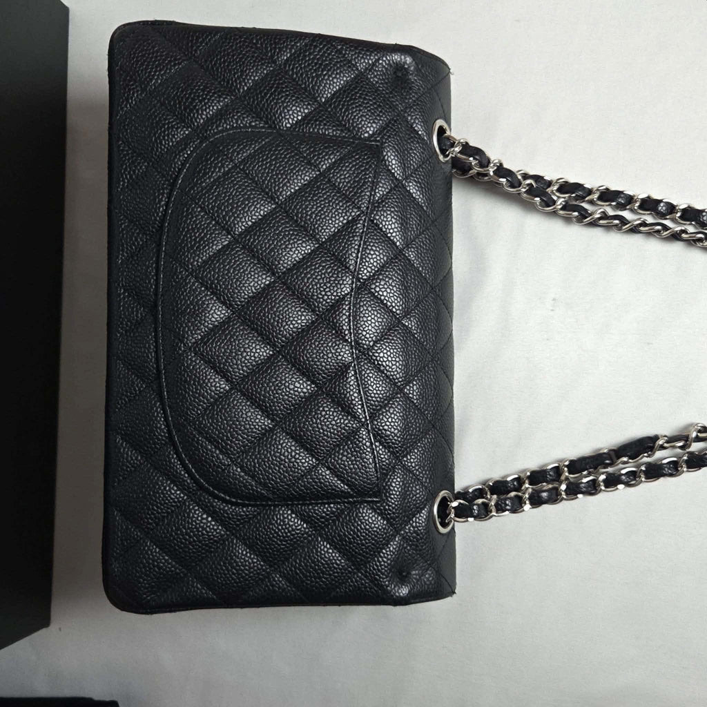 Chanel Classic Medium Caviar Black SHW