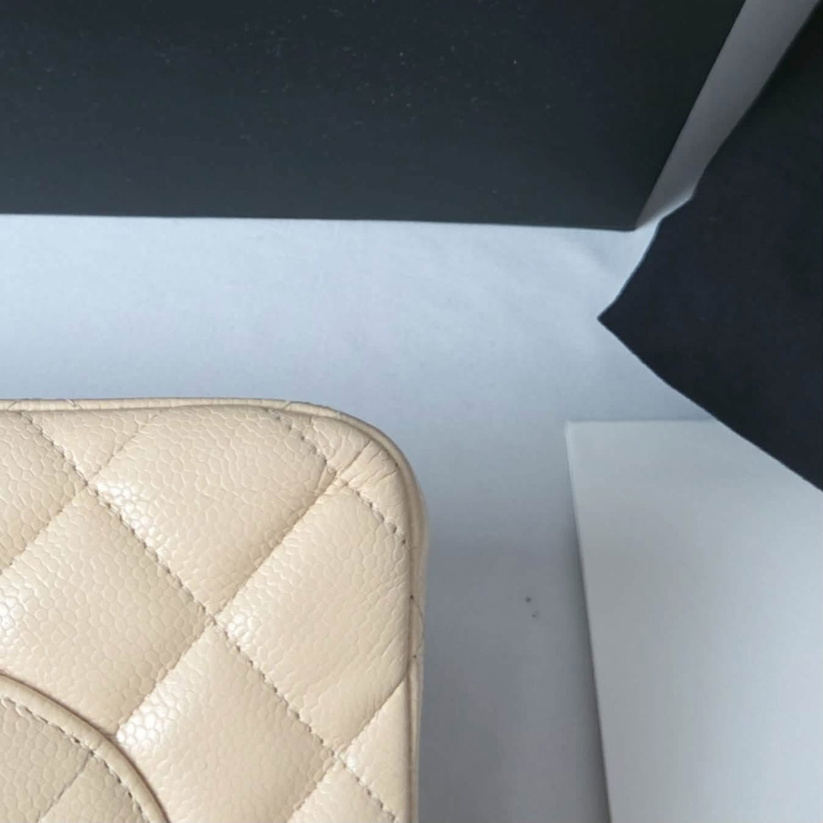 Chanel Classic Flap Jumbo Caviar – Beige