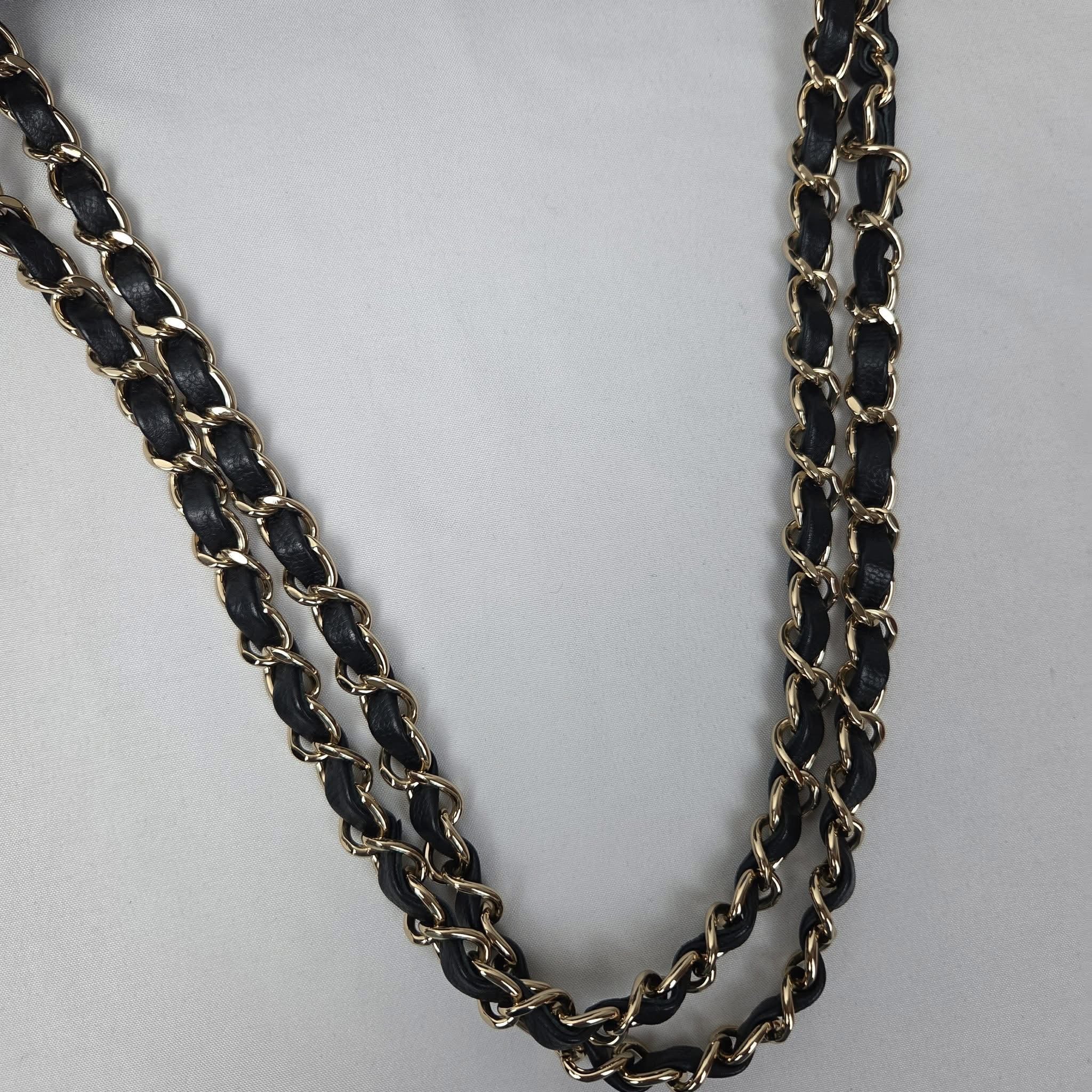 Chanel Classic Medium Caviar Black Gold