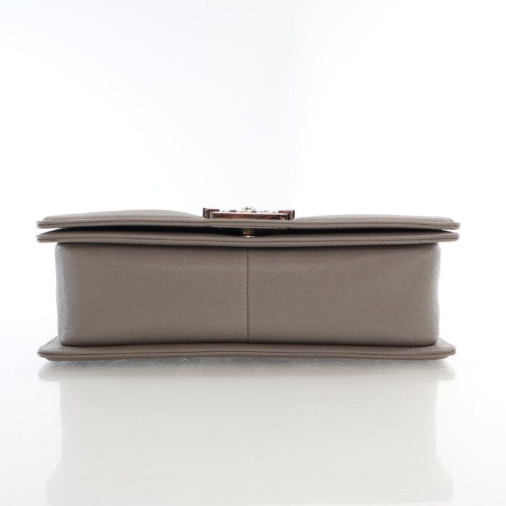 Chanel Boy Medium Caviar (Taupe)