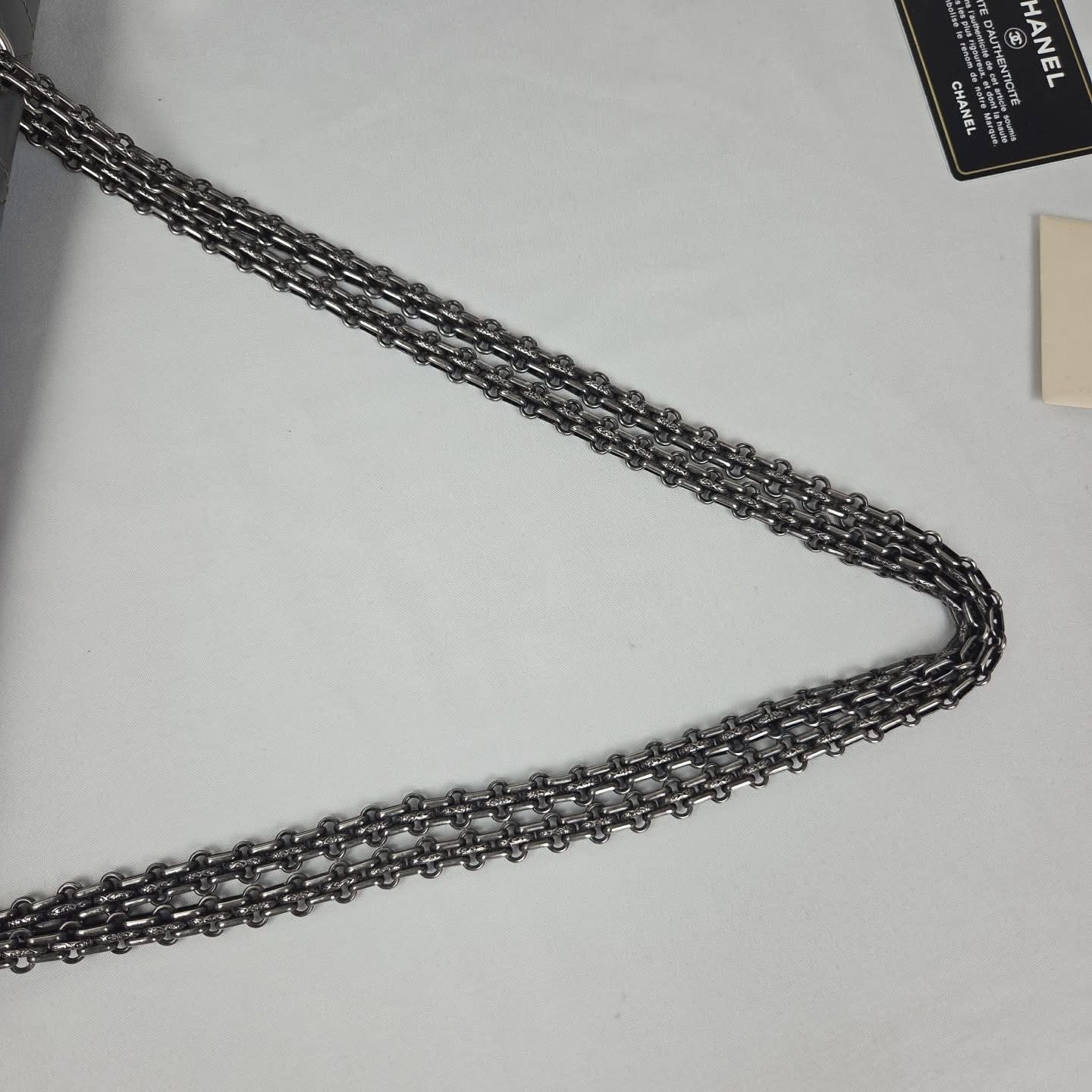 Chanel 2.55 Reissue Large Calfskin Charcoal Grey Series 14