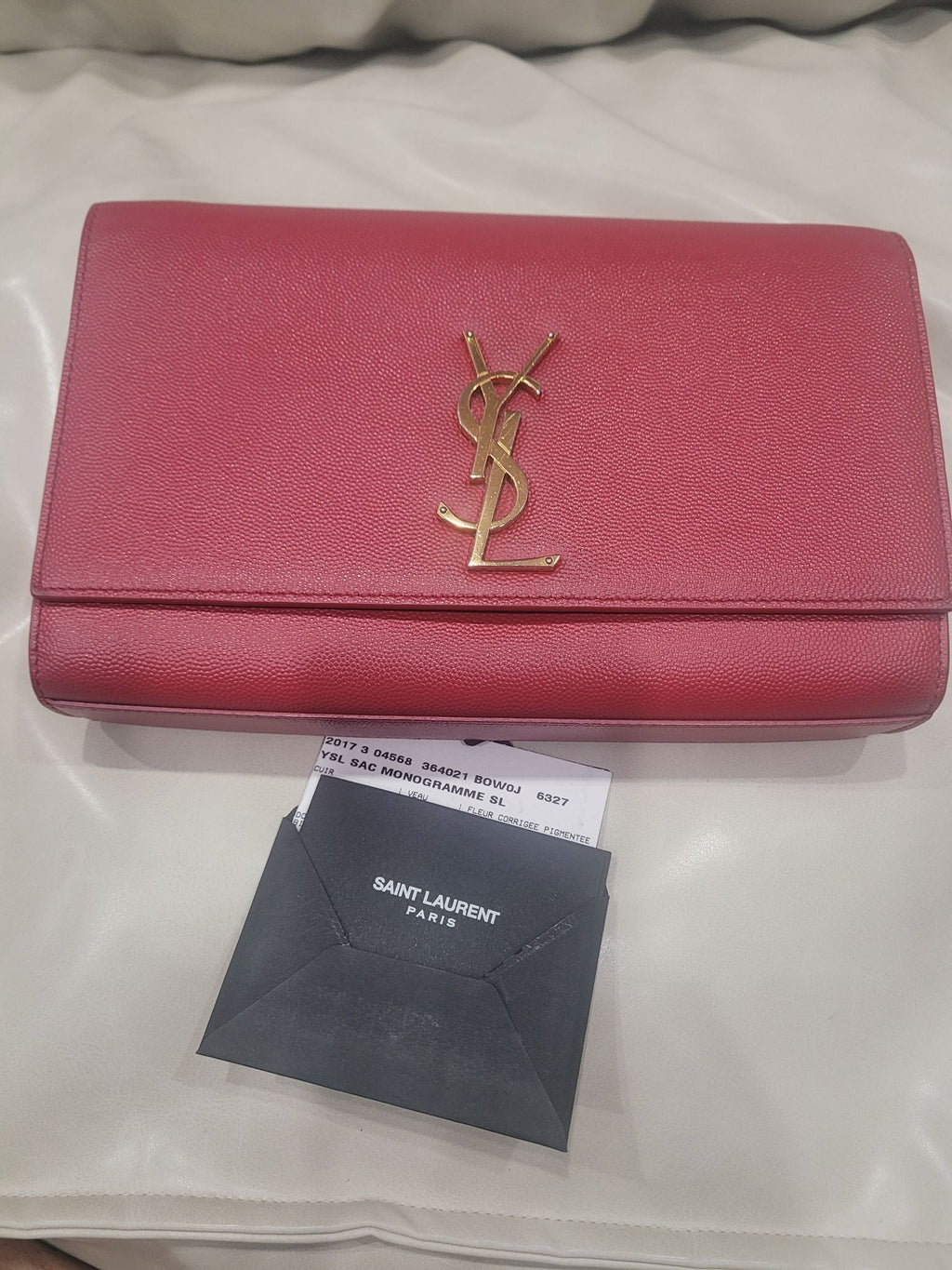 Saint Laurent Monogram Chain Wallet