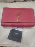 Saint Laurent Monogram Chain Wallet