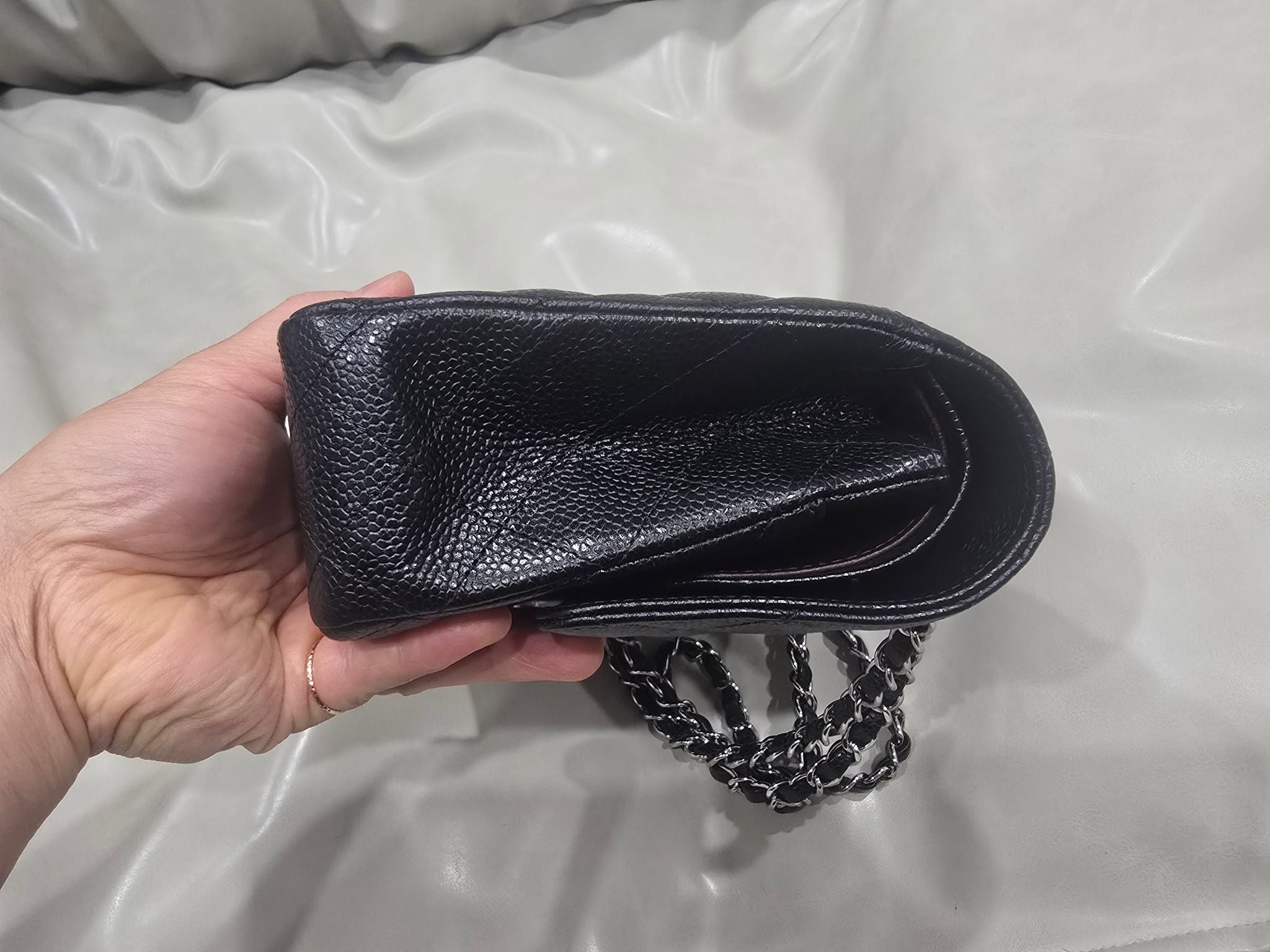 Chanel Medium Double Flap Black Caviar