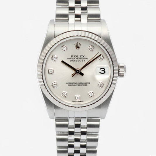 Rolex 78274 Datejust 31 – Silver Diamond Dial, Jubilee Bracelet, 2002