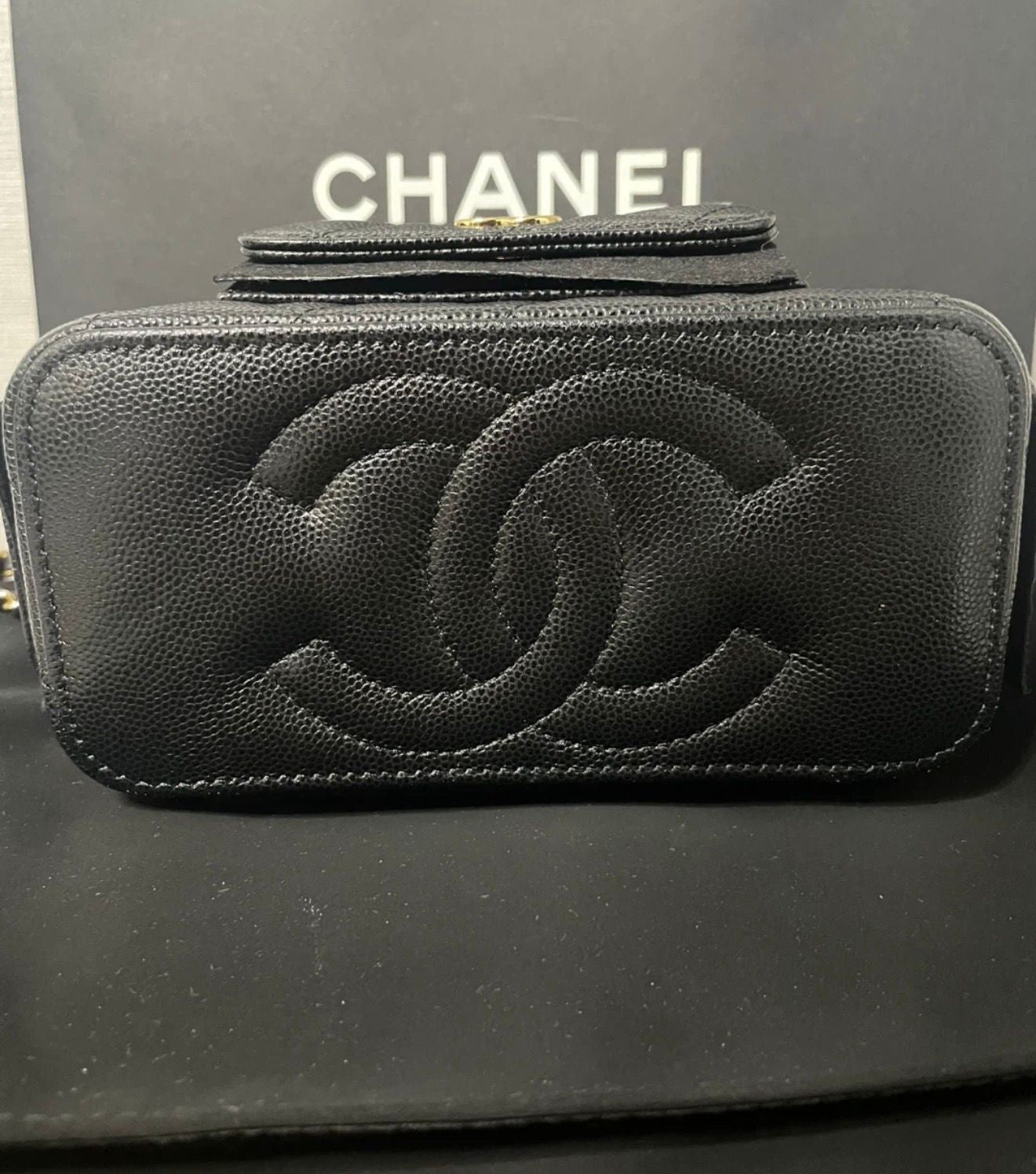 Chanel Caviar Pocket Vanity Bag