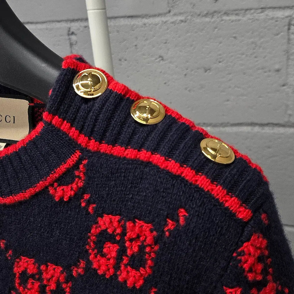 Gucci Gucci GG Jacquard Boucle Knit Skirt Set