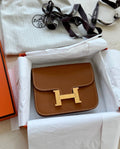 Hermès Constance Slim Wallet – Gold Epsom Leather Gold Hardware