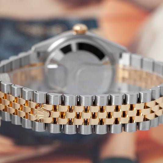 Rolex Datejust 31 – Olive Green Flower Motif, 24 Diamonds (278273)