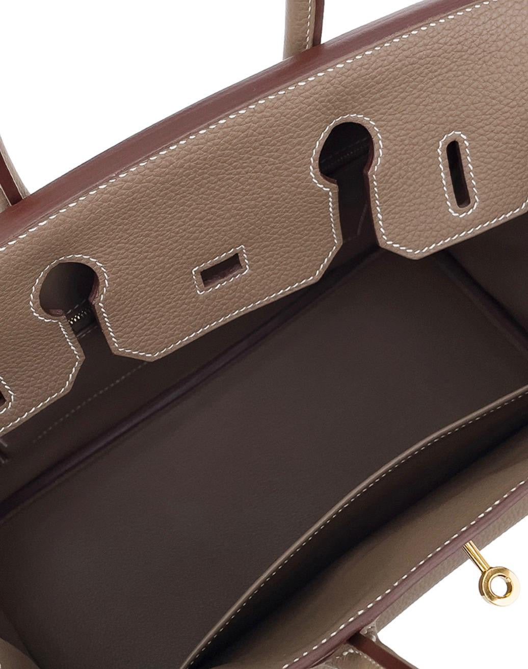Hermès Birkin 30 – Etoupe Leather Gold Hardware