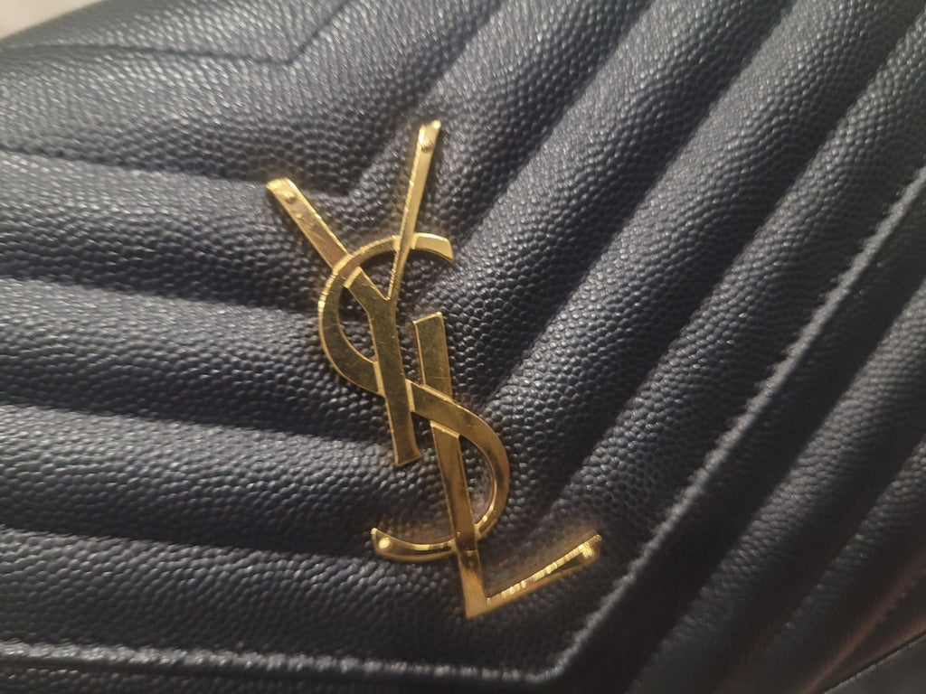 Saint Laurent Monogram Envelope Chain Wallet