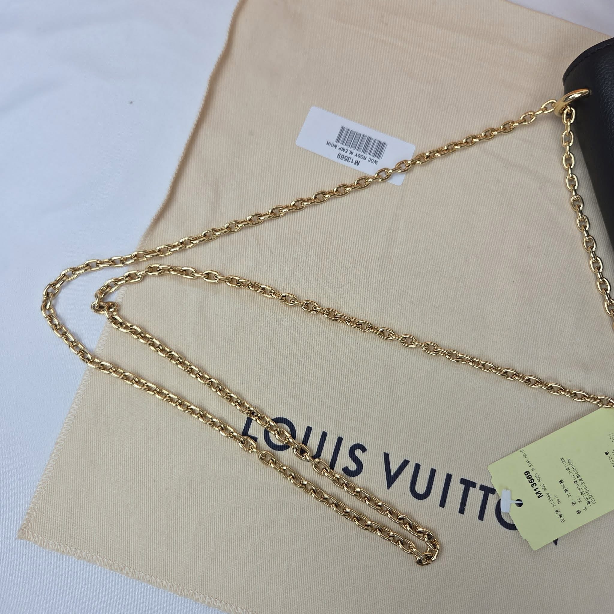 Louis Vuitton Rosy Crossbody Empreinte Black GHW